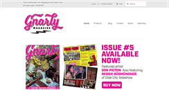 Desktop Screenshot of gnarlymagazine.com